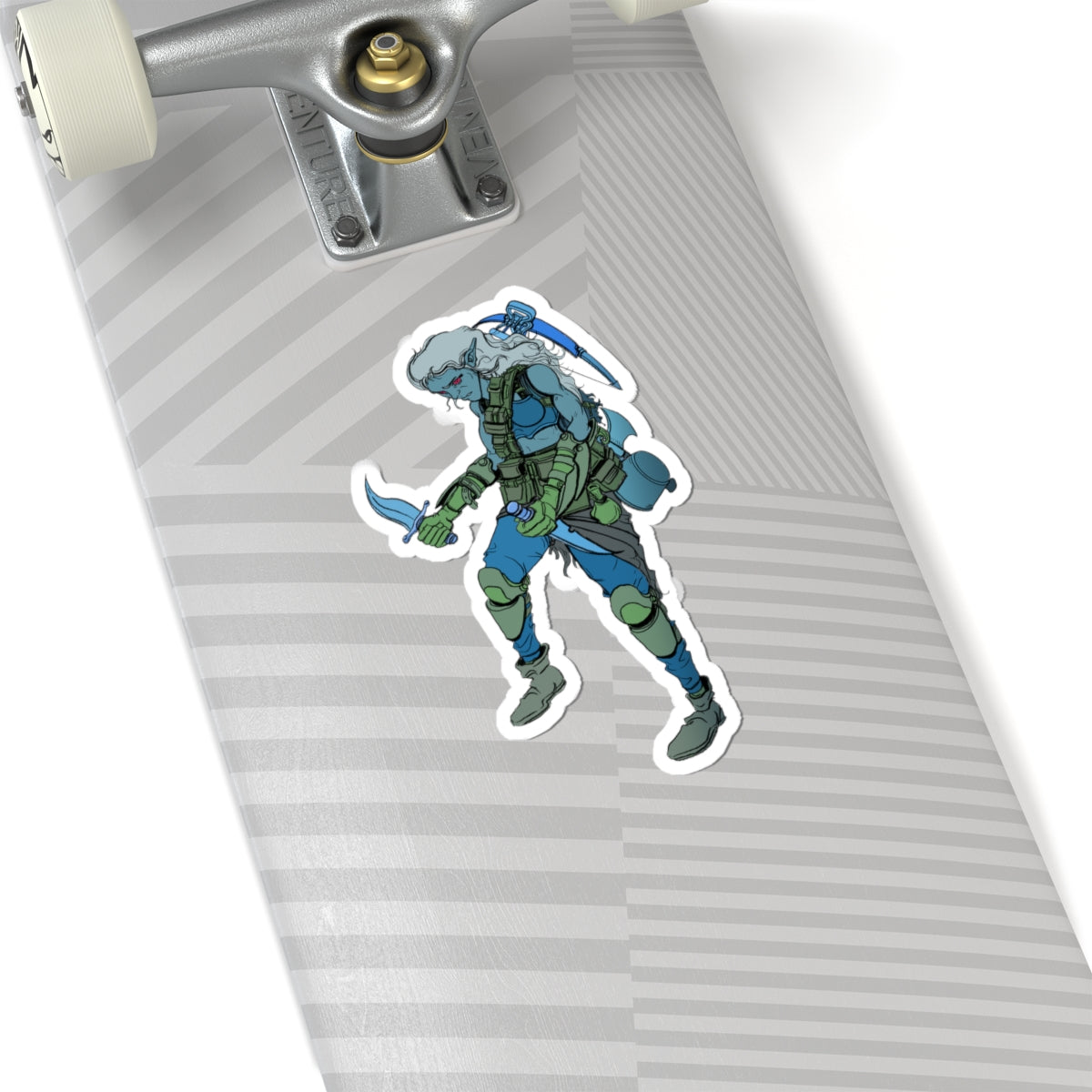 chrom3rat DARK ELF PERMADEATH Sticker